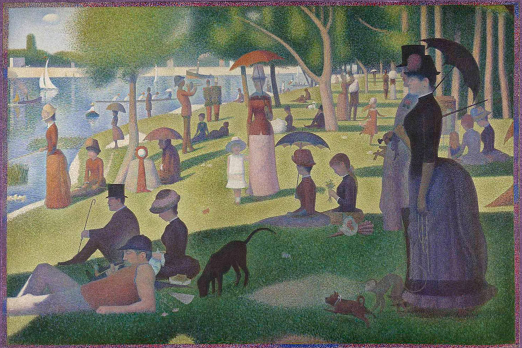 A Sunday afternoon on the island of la grande jatte